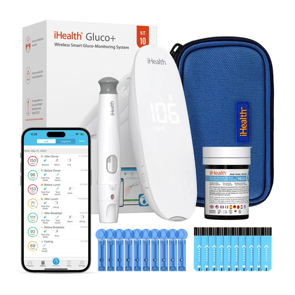 iHealth Gluco+ Wireless Smart Glucose Monitor