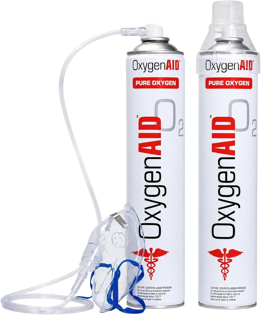 Extra Tall Pure Oxygen Canisters